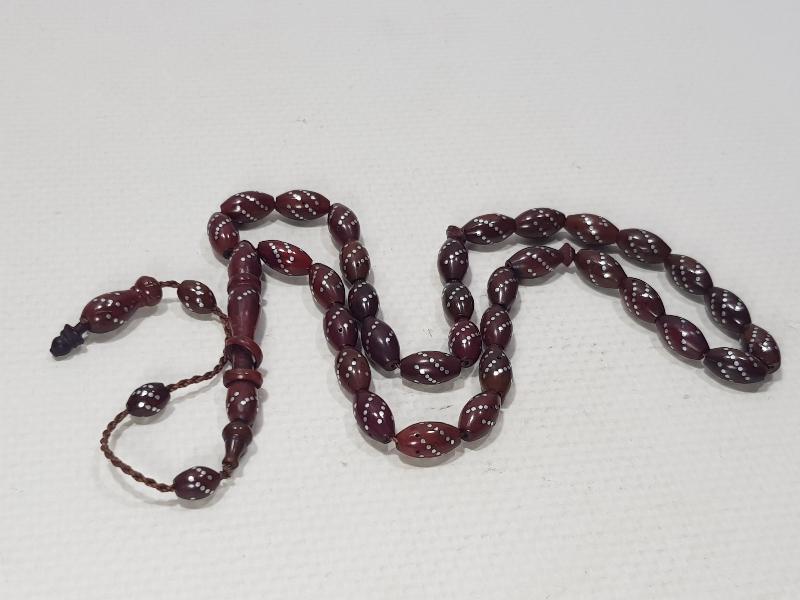 GÜMÜŞ KAKMA KUKA TESPİH