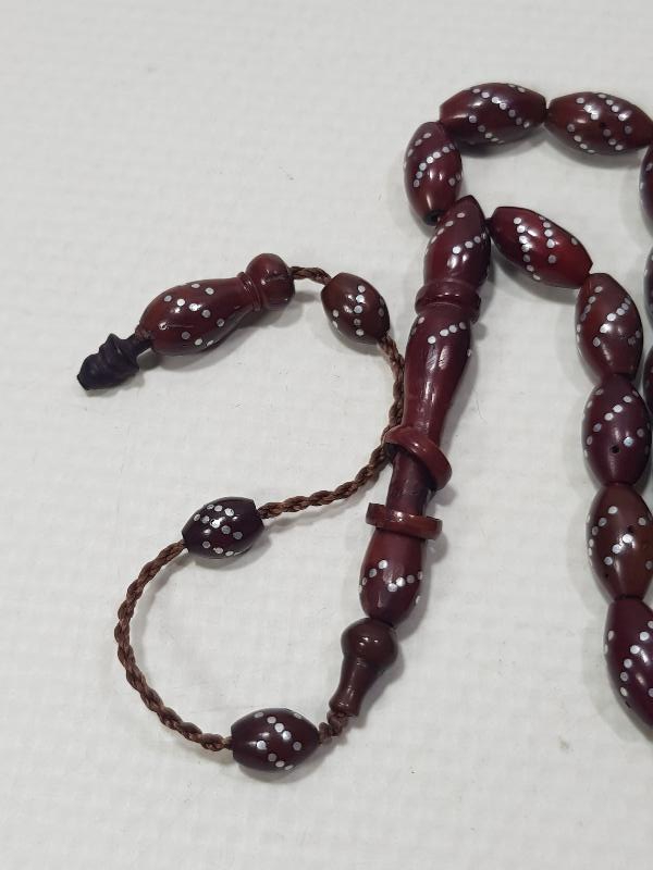 GÜMÜŞ KAKMA KUKA TESPİH