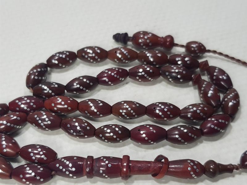 GÜMÜŞ KAKMA KUKA TESPİH