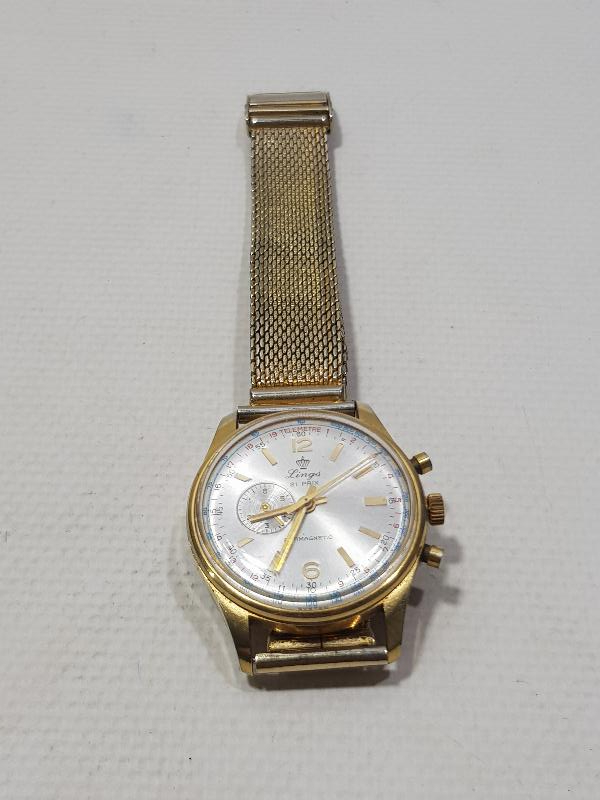 LINGS MARKA KURMALI ALTIN KAPLAMA KOL SAATİ 