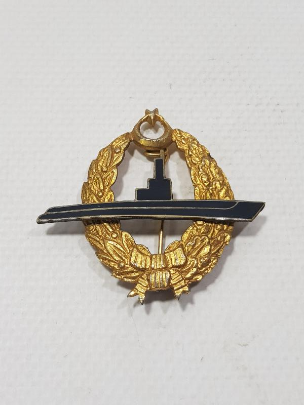 OSMANLI DÖNEMİ ÇOK NADİR DENİZALTI SUBAY BRÖVESİ 