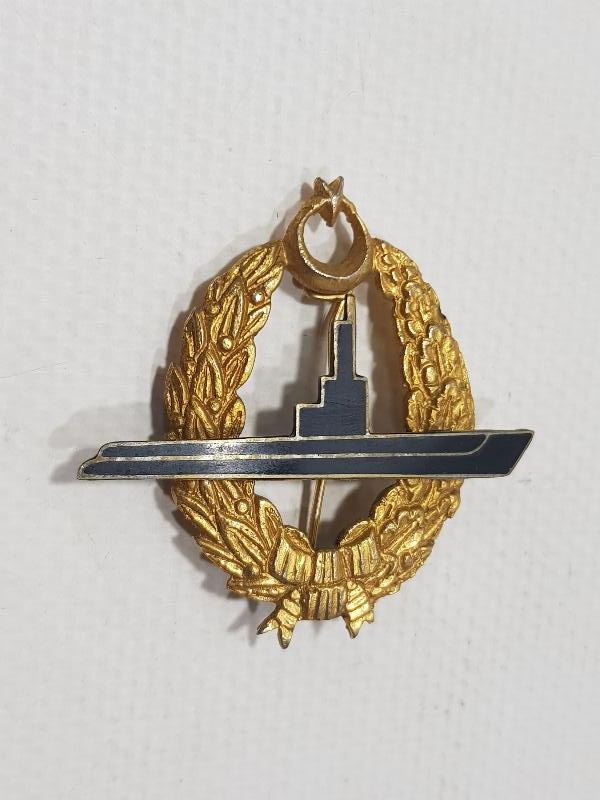 OSMANLI DÖNEMİ ÇOK NADİR DENİZALTI SUBAY BRÖVESİ 