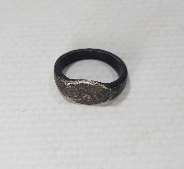 OSMANLI DÖNEMİ KAYI BOYU DAMGALI GÜMÜŞ YÜZÜK