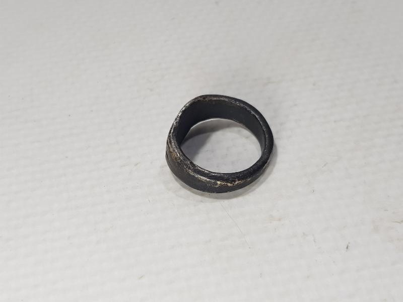 OSMANLI DÖNEMİ KAYI BOYU DAMGALI GÜMÜŞ YÜZÜK