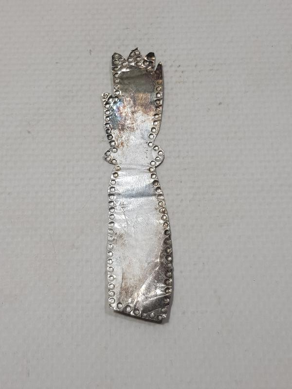 OSMANLI DÖNEMİ RUM İŞİ İNSAN KOLU FORMLU GÜMÜŞ İKONA ADAKLIĞI