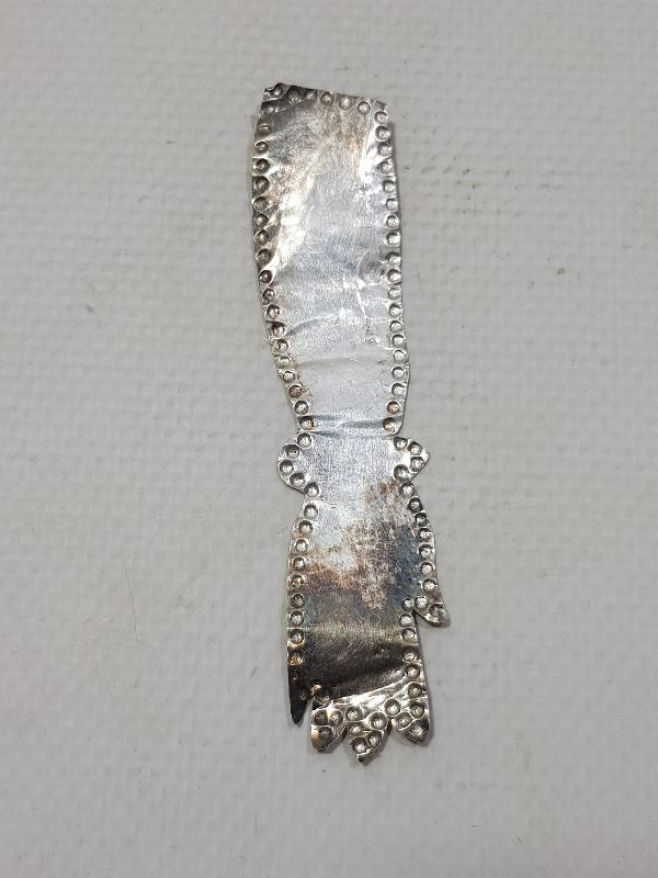 OSMANLI DÖNEMİ RUM İŞİ İNSAN KOLU FORMLU GÜMÜŞ İKONA ADAKLIĞI