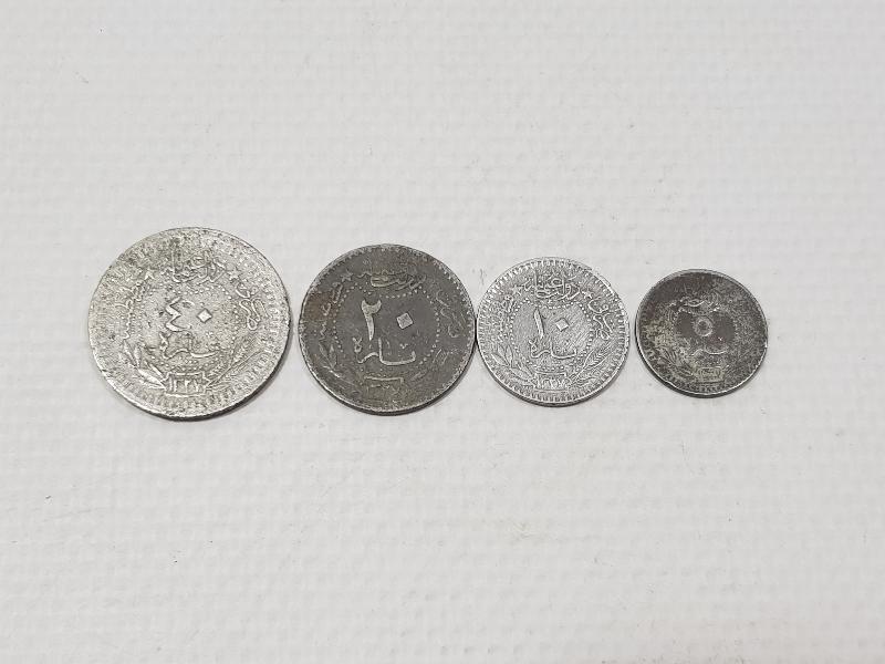 SULTAN MEHMET REŞAD DÖNEMİ TAM TAKIM NİKEL PARA LOTU