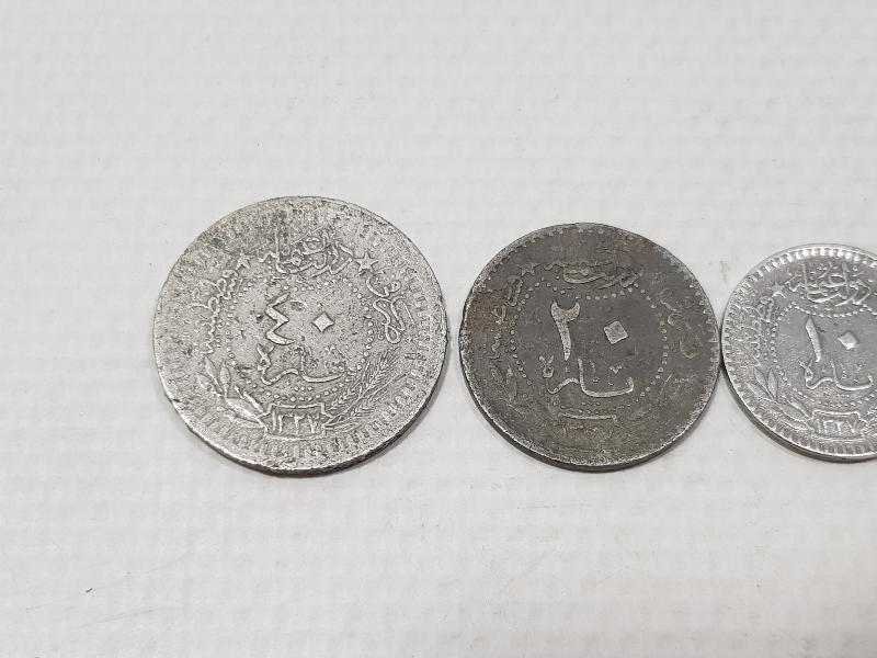 SULTAN MEHMET REŞAD DÖNEMİ TAM TAKIM NİKEL PARA LOTU