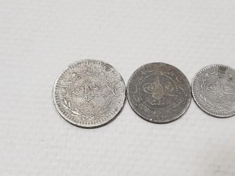 SULTAN MEHMET REŞAD DÖNEMİ TAM TAKIM NİKEL PARA LOTU