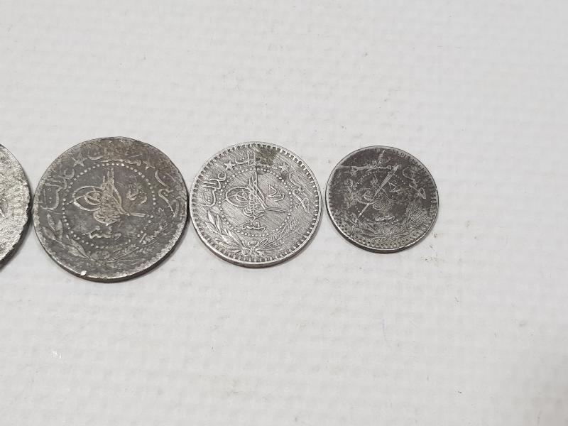 SULTAN MEHMET REŞAD DÖNEMİ TAM TAKIM NİKEL PARA LOTU