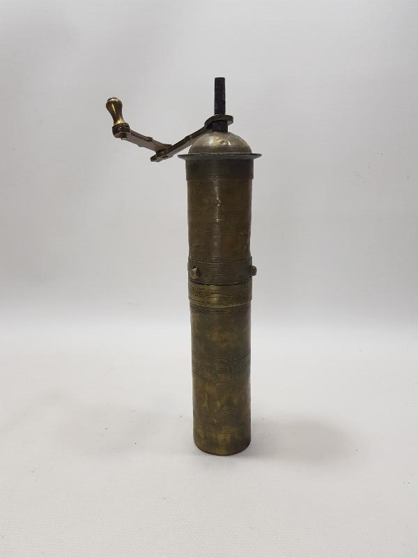 1912 TARİHLİ OSMANLICA VE RUMCA YAZILI ÇOK NADİR KAHVE DEĞİRMENİ