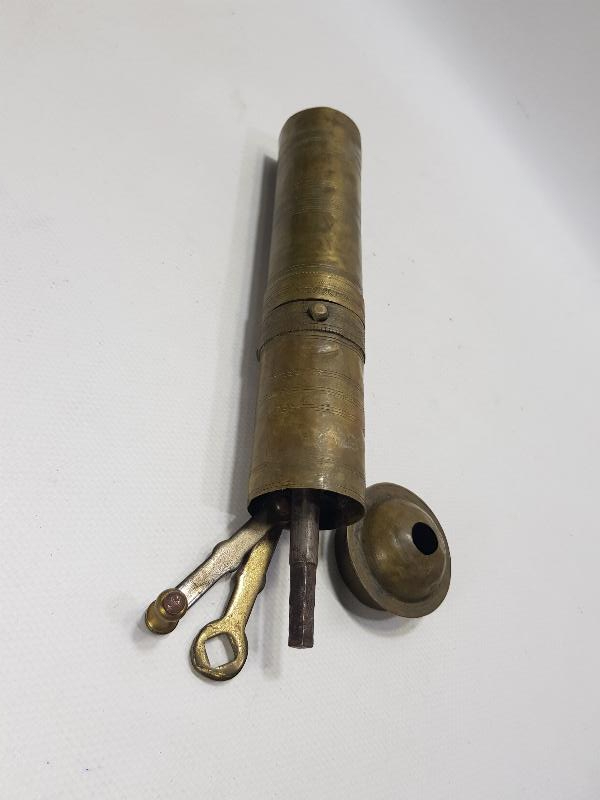 1912 TARİHLİ OSMANLICA VE RUMCA YAZILI ÇOK NADİR KAHVE DEĞİRMENİ