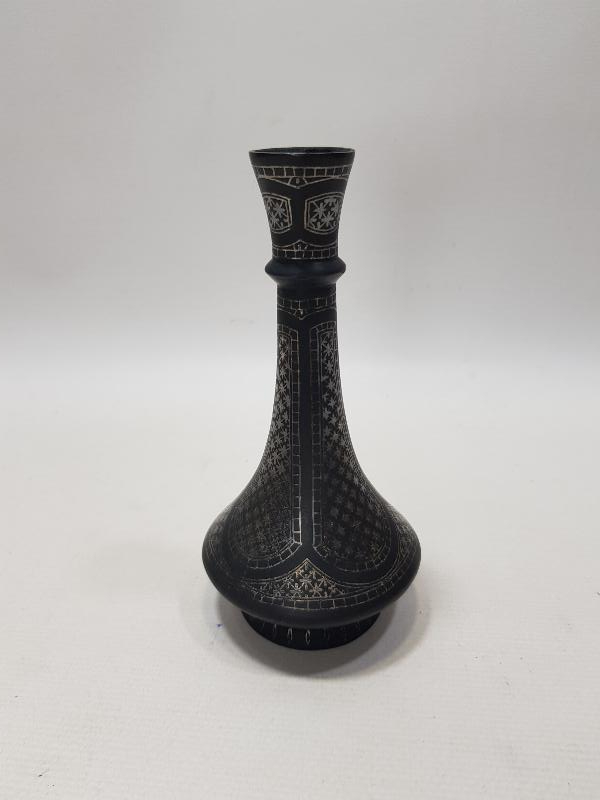 ANTİKA GÜMÜŞ KOFGARİ İŞÇİLİKLİ ÇOK NADİR VAZO