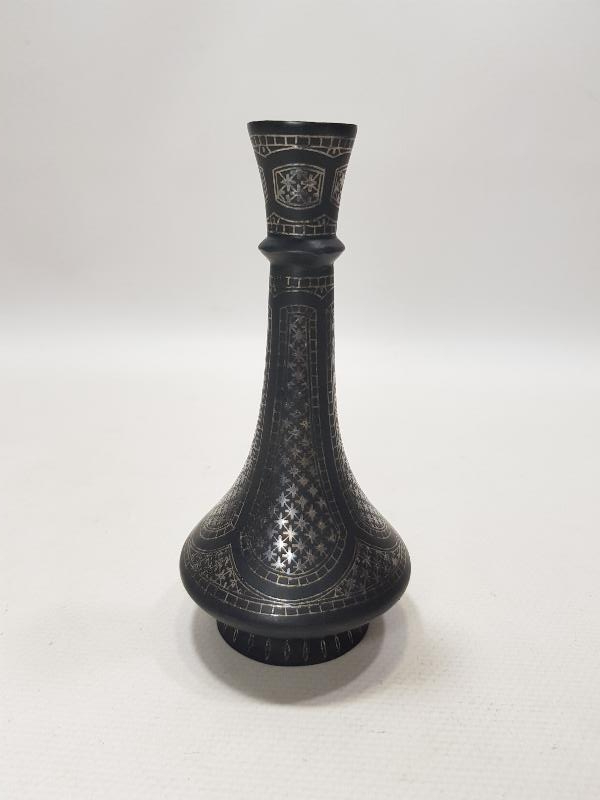 ANTİKA GÜMÜŞ KOFGARİ İŞÇİLİKLİ ÇOK NADİR VAZO