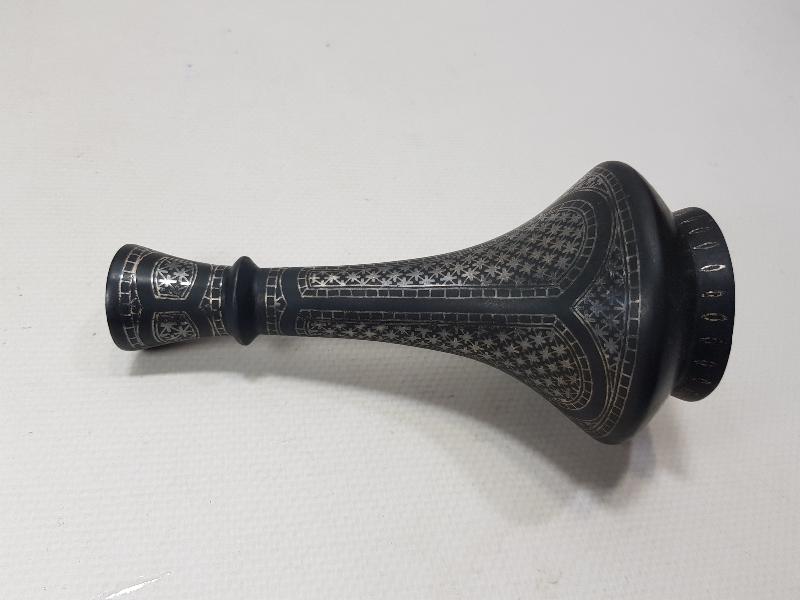 ANTİKA GÜMÜŞ KOFGARİ İŞÇİLİKLİ ÇOK NADİR VAZO