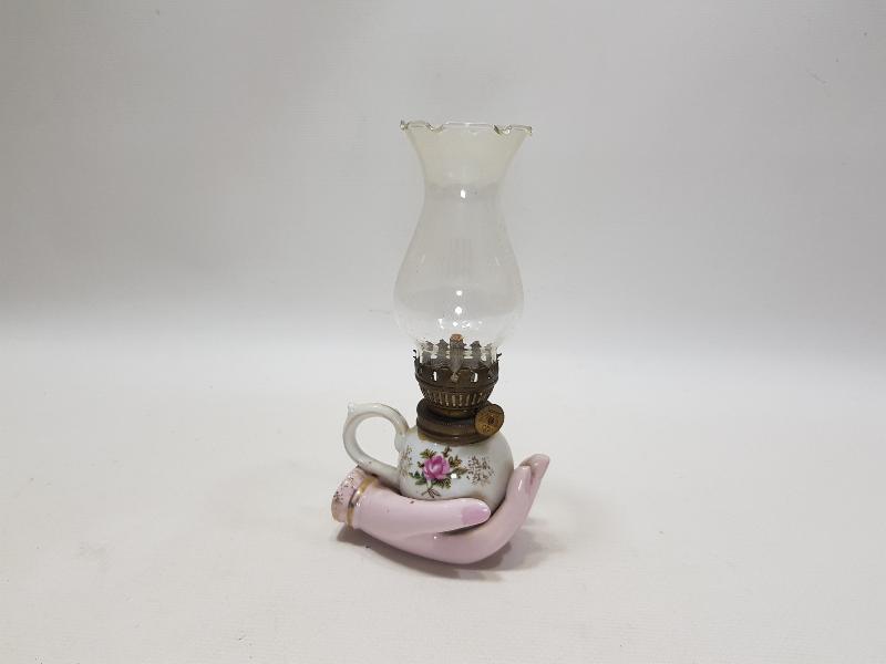 EL FORMLU SERAMİK HAZNELİ ŞİNANAY LAMBA