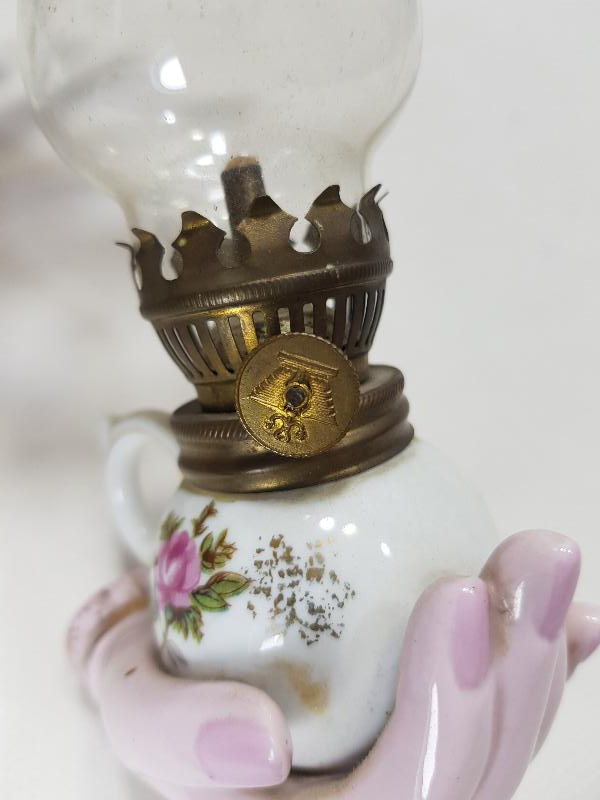 EL FORMLU SERAMİK HAZNELİ ŞİNANAY LAMBA