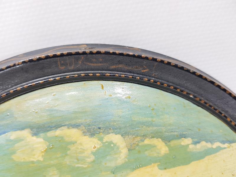 KONYA İŞİ MEVLANA CAMİİ VE MEVLANA TÜRBESİ YAĞLI BOYA PANO