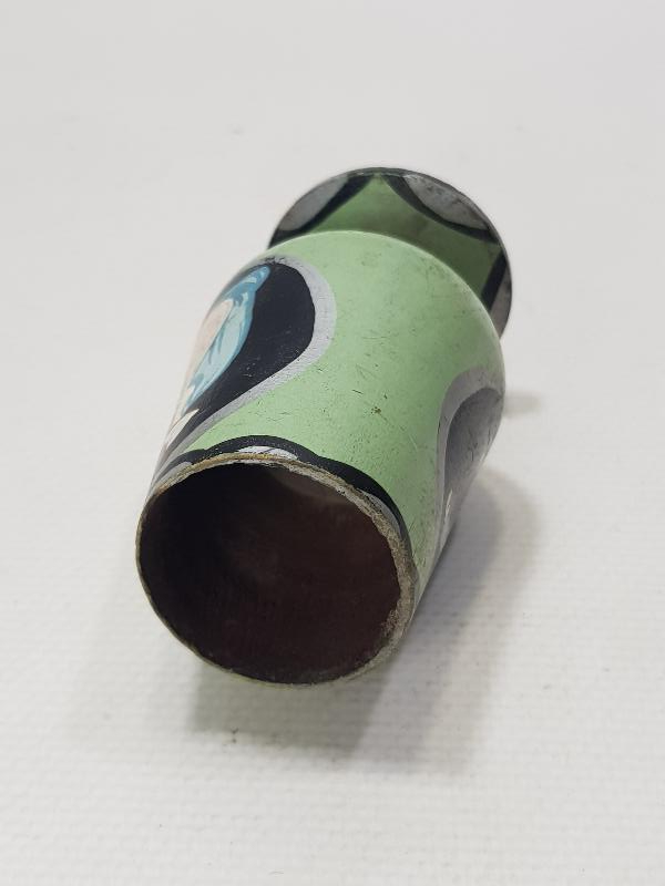 MEVLANA VE SEMAZEN KONULU EL BOYAMA AHŞAP KADEH