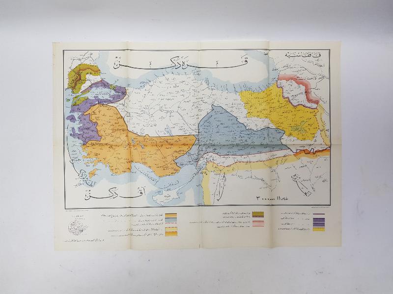 OSMANLI DEVLETİNİN SEVR ANLAŞMASINA GÖRE İŞGAL DEVLETLERİNCE PAYLAŞIMINI GÖSTEREN HARİTA