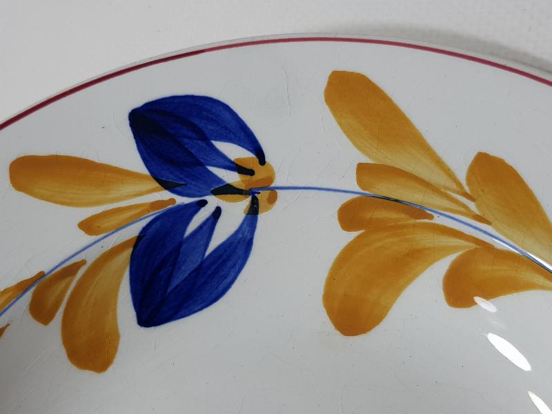 OSMANLI DÖNEMİ AY YILDIZLI PORSELEN TABAK