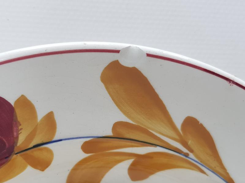 OSMANLI DÖNEMİ AY YILDIZLI PORSELEN TABAK