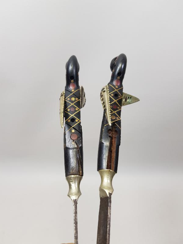 OSMANLI DÖNEMİ BİR ÇİFT ÇOK NADİR KANATLI BIÇAK