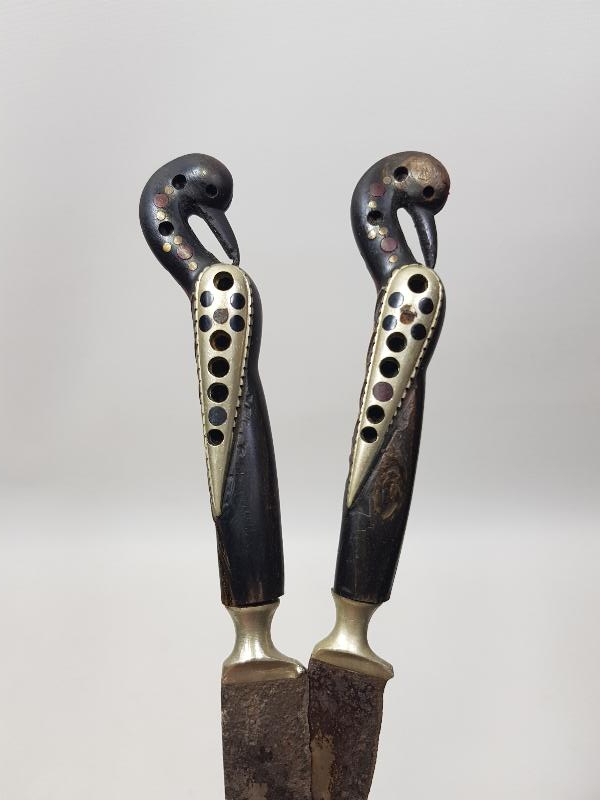 OSMANLI DÖNEMİ BİR ÇİFT ÇOK NADİR KANATLI BIÇAK