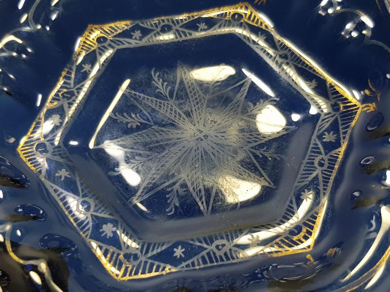 OSMANLI DÖNEMİ ÇOK NADİR KOBALT RENK BEYKOZ HURMALIK