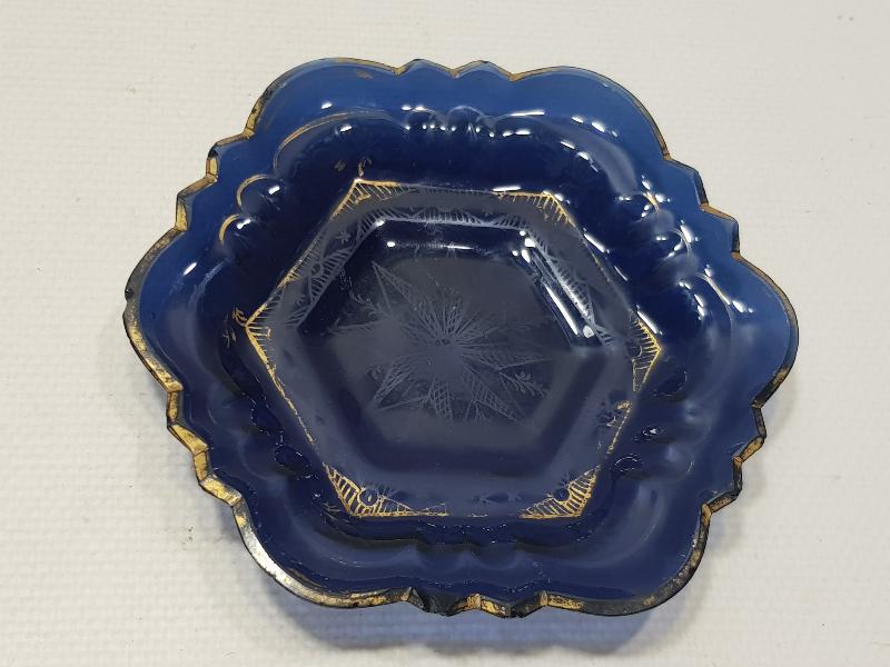 OSMANLI DÖNEMİ ÇOK NADİR KOBALT RENK BEYKOZ HURMALIK