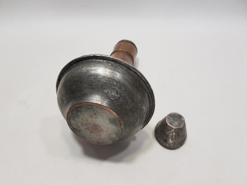 OSMANLI DÖNEMİ NADİR FORMDA ZEMZEM SÜRAHİSİ VE BARDAĞI