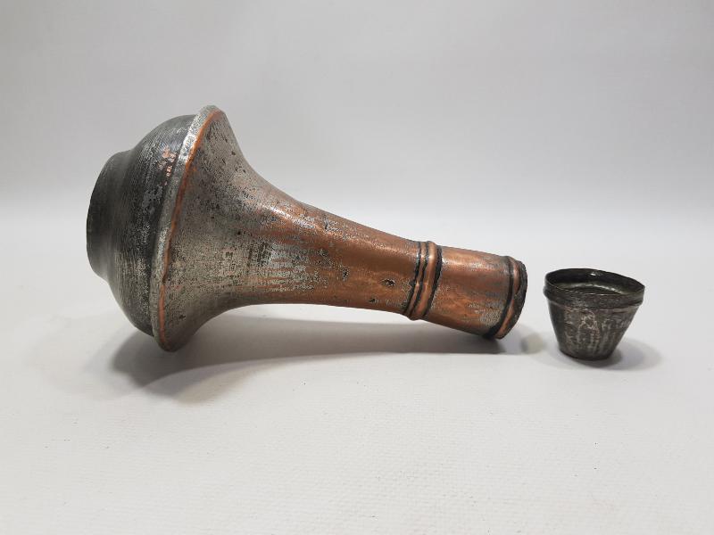 OSMANLI DÖNEMİ NADİR FORMDA ZEMZEM SÜRAHİSİ VE BARDAĞI