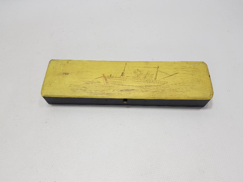 OSMANLI DÖNEMİ PAPIER MACHE HATTAT KALEM KUTUSU