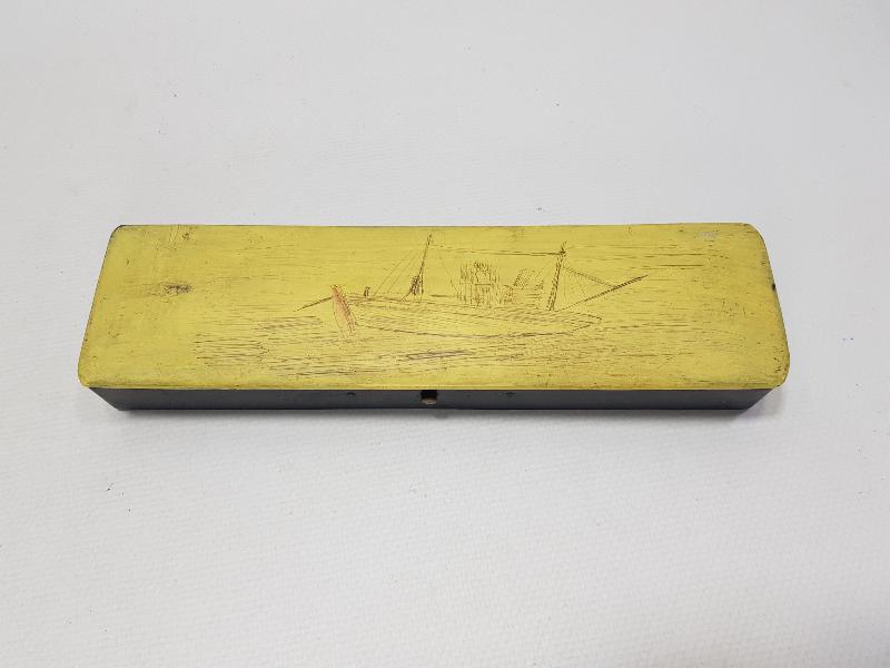 OSMANLI DÖNEMİ PAPIER MACHE HATTAT KALEM KUTUSU