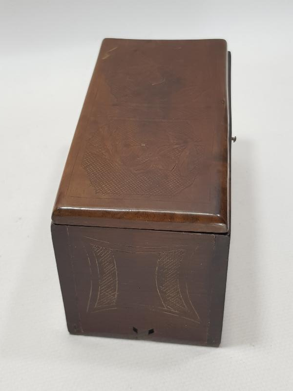 OSMANLI DÖNEMİ SİNOP CEZAEVİ İŞİ SINOPH YAZILI ÇOK NADİR AHŞAP KAHVE KUTUSU