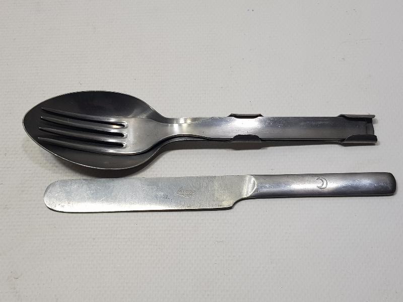 OSMANLI HİLALİ AHMER ÇATAL KAŞIK BIÇAK SETİ 