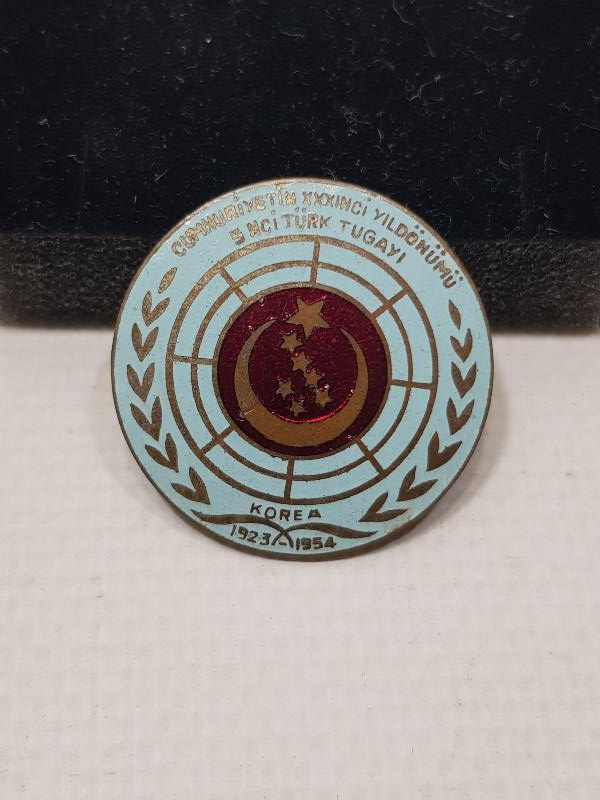 1954 KORE SAVAŞI TÜRK TUGAYI MİNELİ ROZET