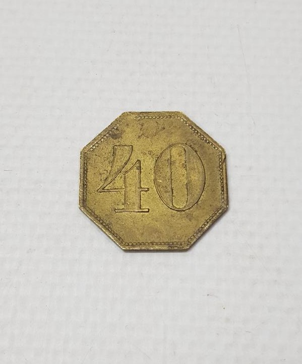 CONSTANTINOPEL WILH. KOHM. YAZILI ÇOK NADİR JETON