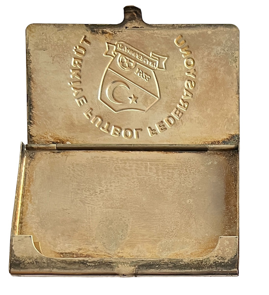 TÜRKİYE FUTBOL FEDERASYONU GÜMÜŞ KAPLAMA KARTVİZİTLİK