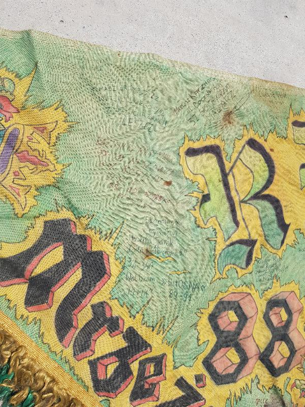 1988-1990 POLONYA HAVA KUVVETLERİ EL YAPIMI FLAMA