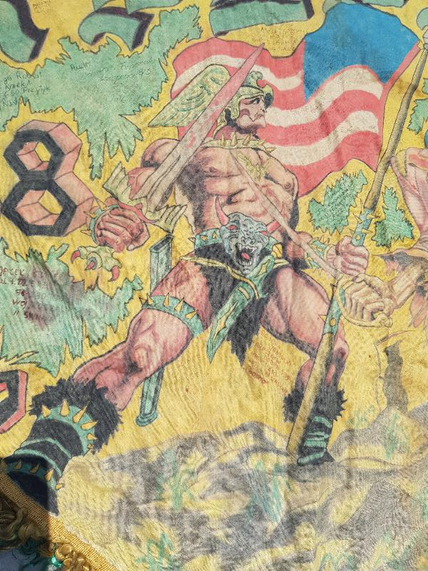 1988-1990 POLONYA HAVA KUVVETLERİ EL YAPIMI FLAMA