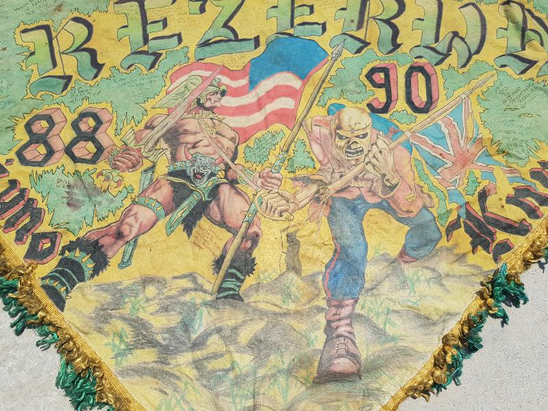 1988-1990 POLONYA HAVA KUVVETLERİ EL YAPIMI FLAMA