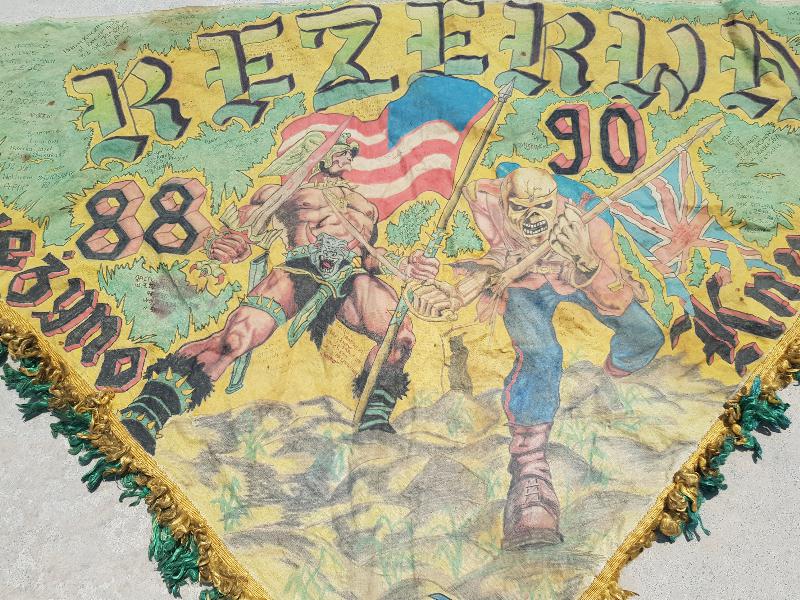 1988-1990 POLONYA HAVA KUVVETLERİ EL YAPIMI FLAMA