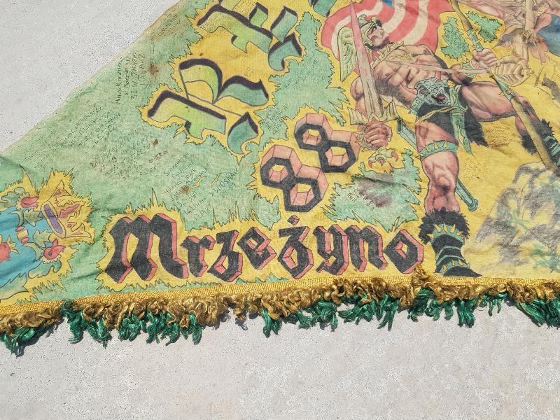 1988-1990 POLONYA HAVA KUVVETLERİ EL YAPIMI FLAMA