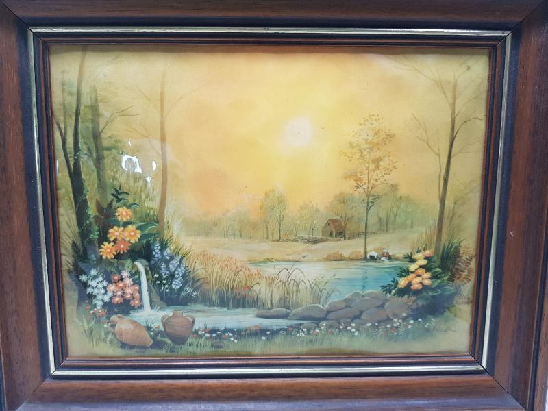 ANTİKA EL BOYAMA RESİM