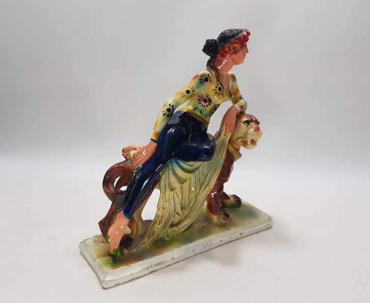 ANTİKA KAPLANLI KADIN BİBLOSU