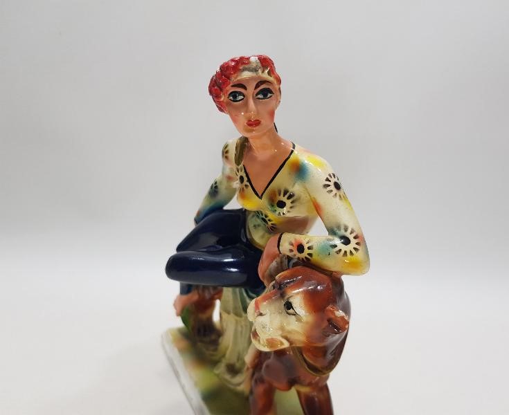 ANTİKA KAPLANLI KADIN BİBLOSU