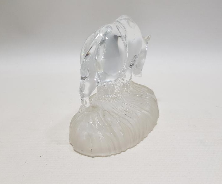 ANTİKA LALİK CAM DOMUZ BİBLOSU