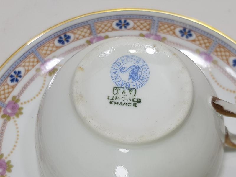 ANTİKA LIMOGES ÇAY FİNCANI 