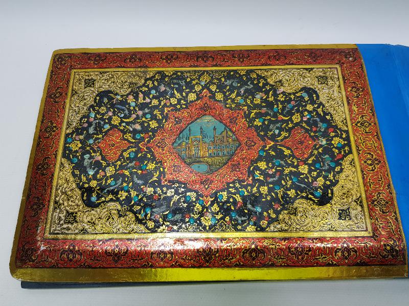 İSFAHAN İŞİ EL BOYAMA, MİNELİ VE GÜMÜŞ İŞLEMELİ FOTOĞRAF ALBÜMÜ